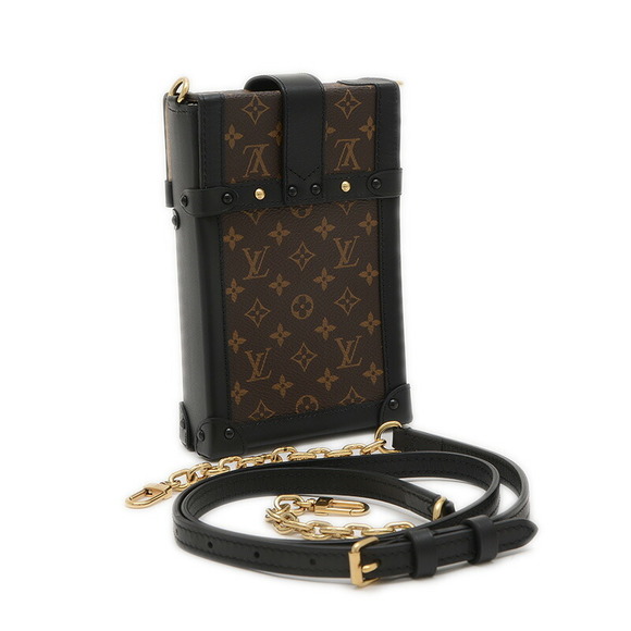 Louis Vuitton Vertical Shoulder Bag Monogram Smartphone Trunk Pochette - Picture 1 of 7
